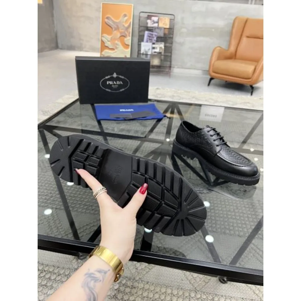 PRADA プラダ 今や定番アイテム好評品 2026 メンズ用 ビジネスシューズ 商品画像 9