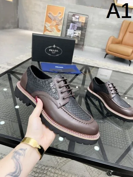 PRADA プラダ 今や定番アイテム好評品 2026 メンズ用 ビジネスシューズ 商品画像 10