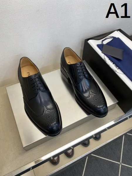 PRADA プラダ 今期新作人気の美ライン 2026 メンズ用 ビジネスシューズ 商品画像 10