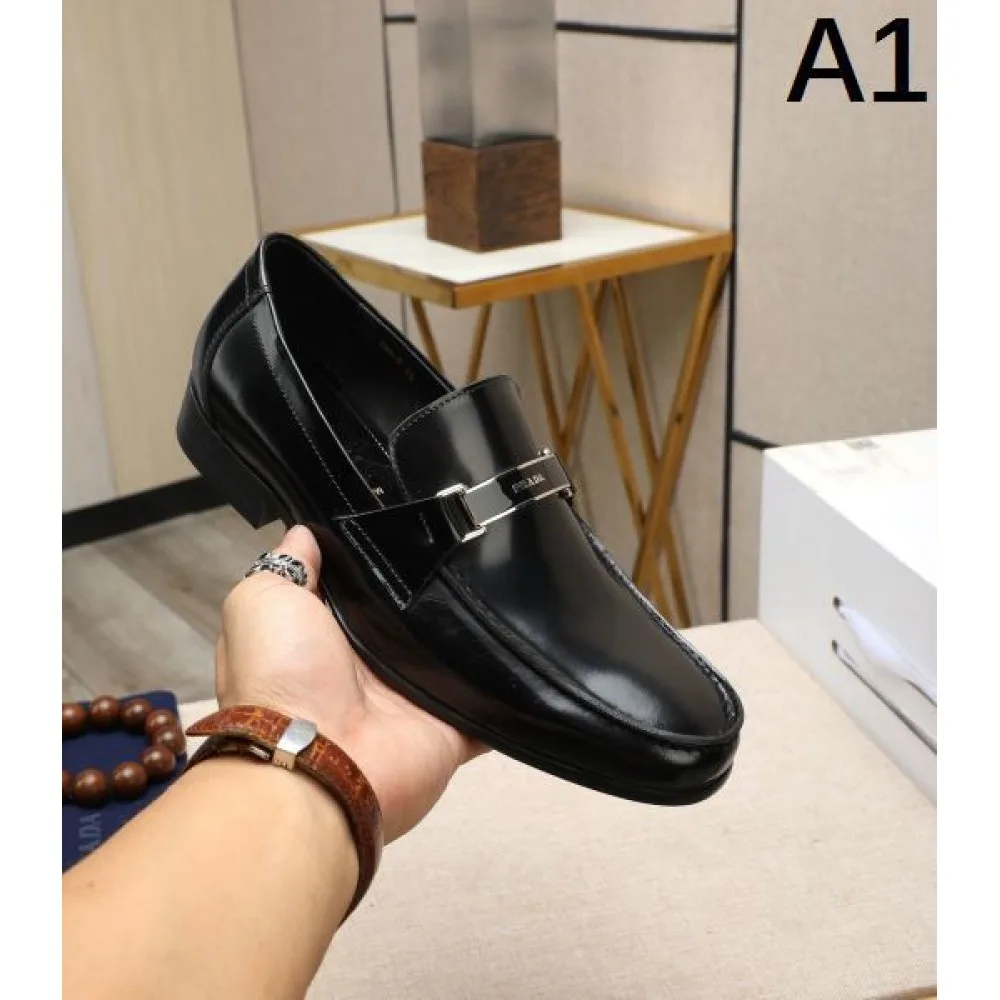 PRADA プラダ 今年の春夏先行販売新作 2026 メンズ用 ビジネスシューズ 商品画像 1