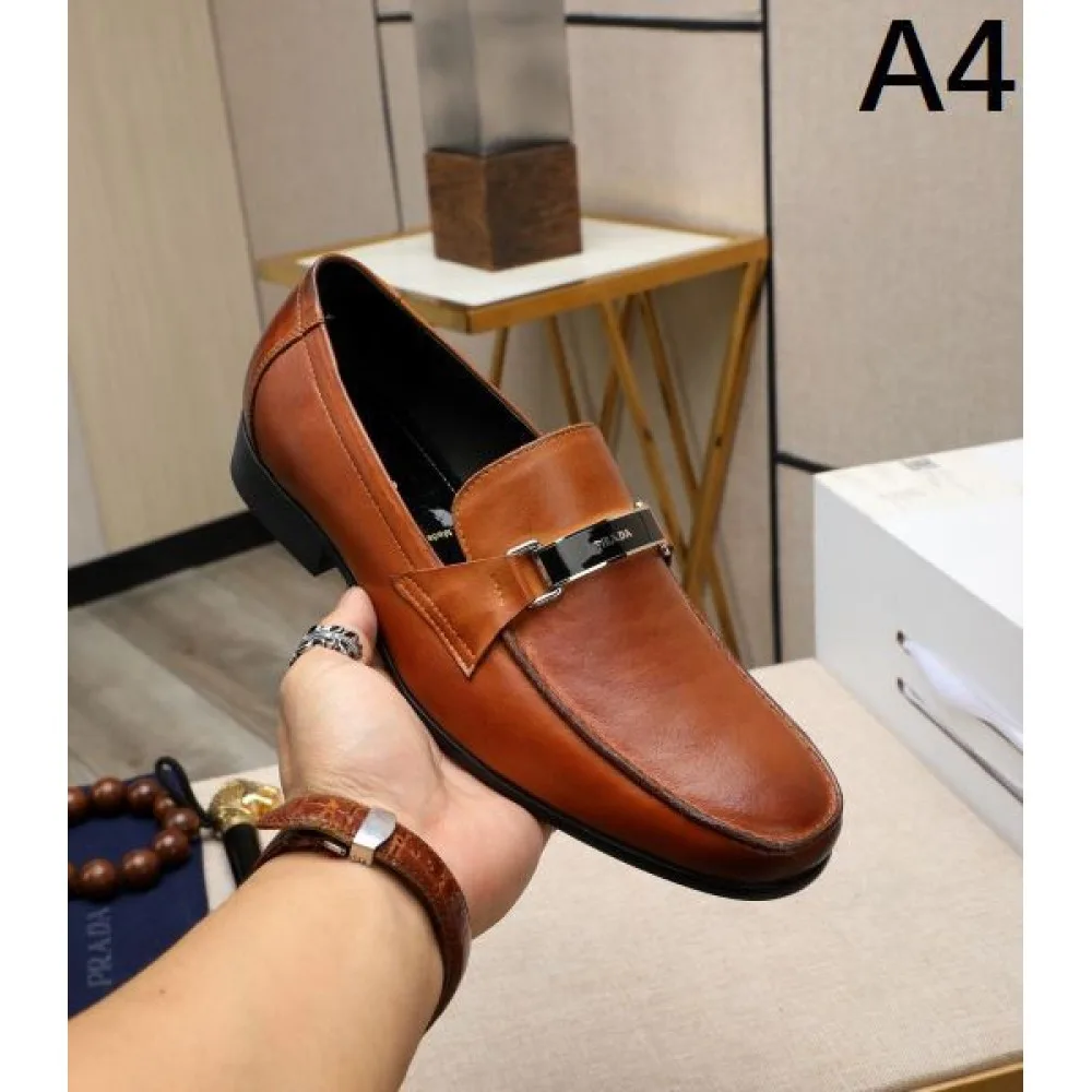 PRADA プラダ 今年の春夏先行販売新作 2026 メンズ用 ビジネスシューズ 商品画像 4