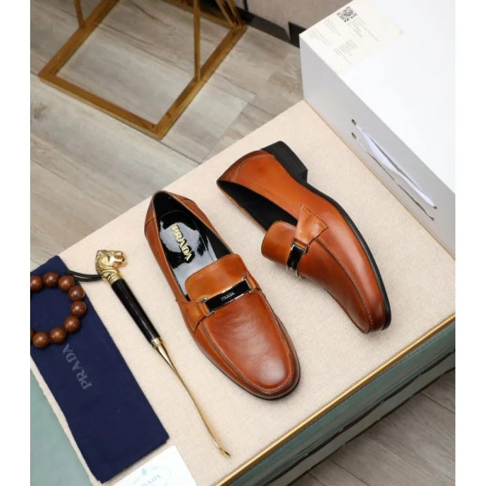 PRADA プラダ 今年の春夏先行販売新作 2026 メンズ用 ビジネスシューズ 商品画像 5