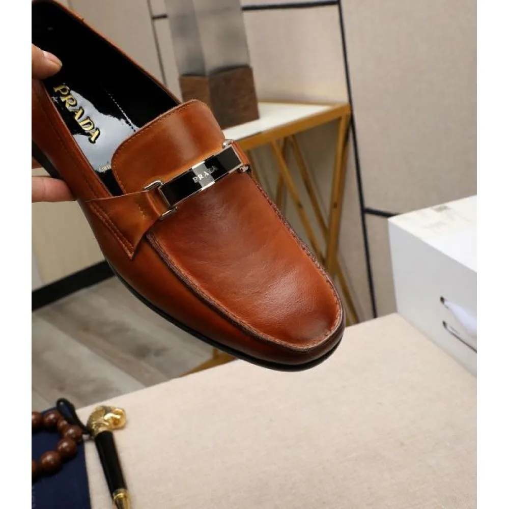 PRADA プラダ 今年の春夏先行販売新作 2026 メンズ用 ビジネスシューズ 商品画像 6