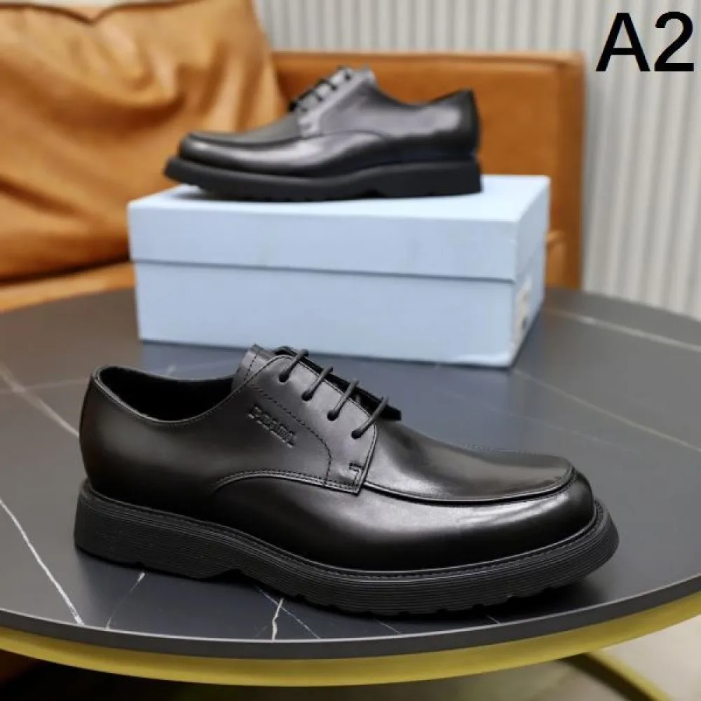 PRADA プラダ 見た目以上のかっこいい 2026 メンズ用 ビジネスシューズ 商品画像 2