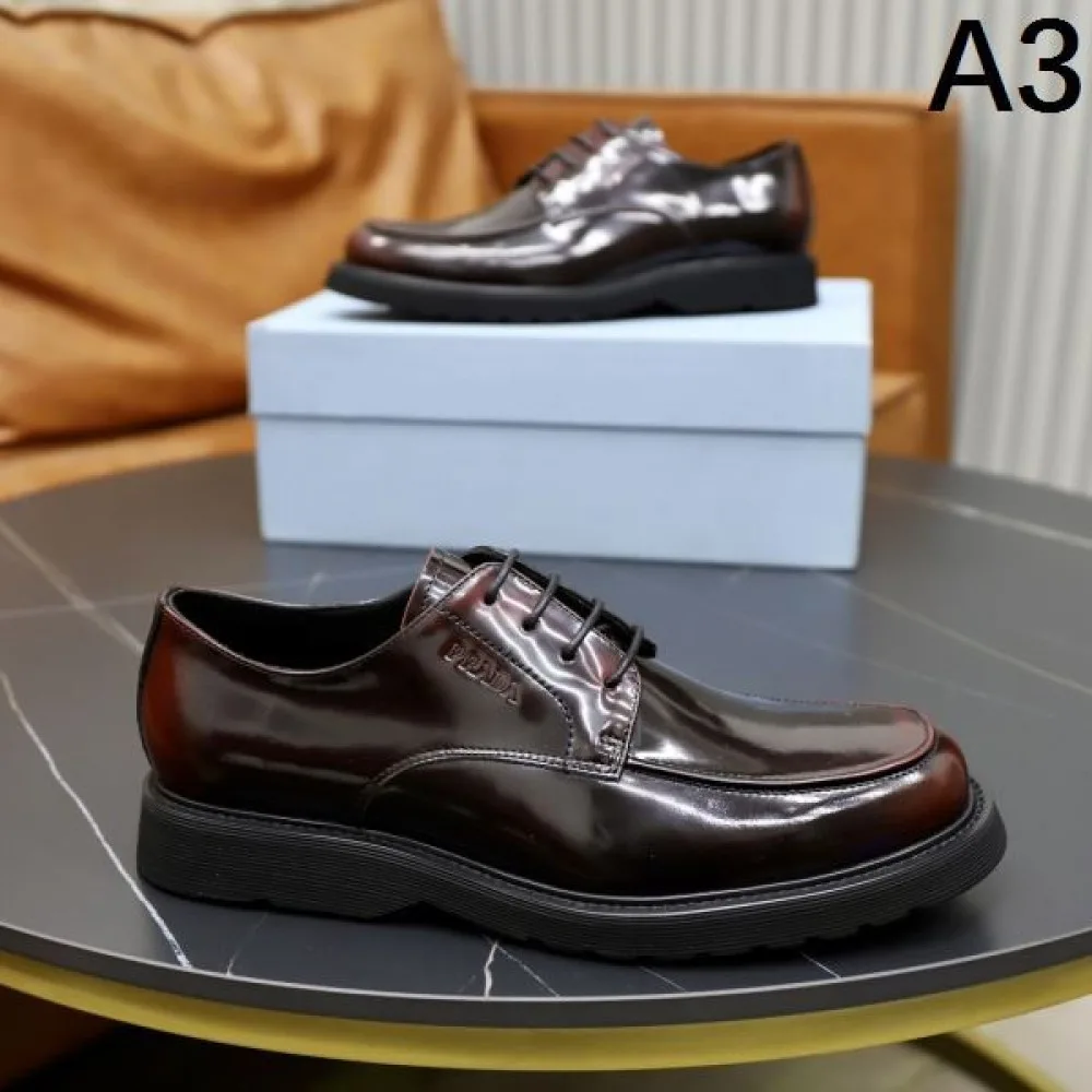 PRADA プラダ 見た目以上のかっこいい 2026 メンズ用 ビジネスシューズ 商品画像 3