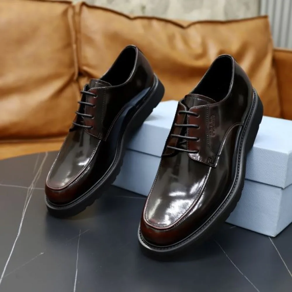 PRADA プラダ 見た目以上のかっこいい 2026 メンズ用 ビジネスシューズ 商品画像 7