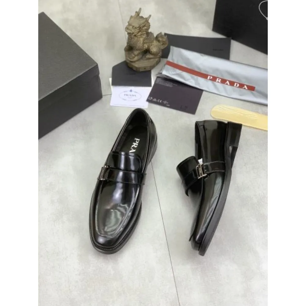 PRADA プラダ 新作セール価格でゲット 2026 メンズ用 ビジネスシューズ 商品画像 3