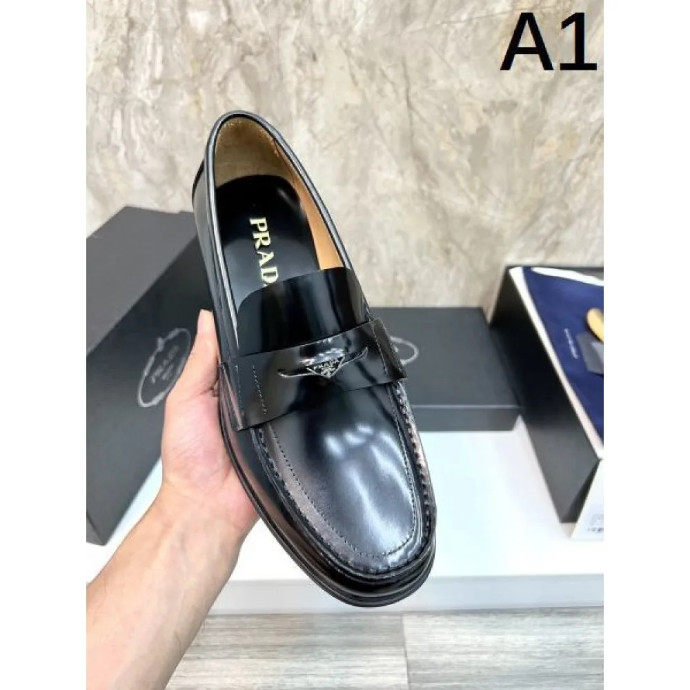 PRADA プラダ 視線を集める今夏新作 2026 メンズ用 ビジネスシューズ 商品画像 1