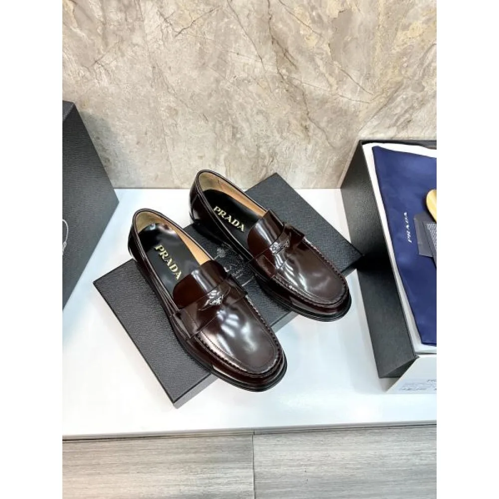 PRADA プラダ 視線を集める今夏新作 2026 メンズ用 ビジネスシューズ 商品画像 5