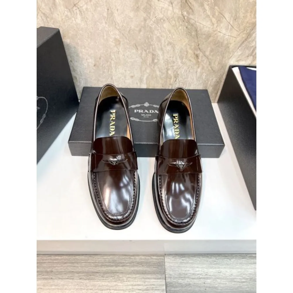 PRADA プラダ 視線を集める今夏新作 2026 メンズ用 ビジネスシューズ 商品画像 7
