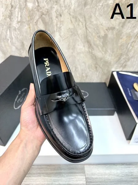 PRADA プラダ 視線を集める今夏新作 2026 メンズ用 ビジネスシューズ 商品画像 10