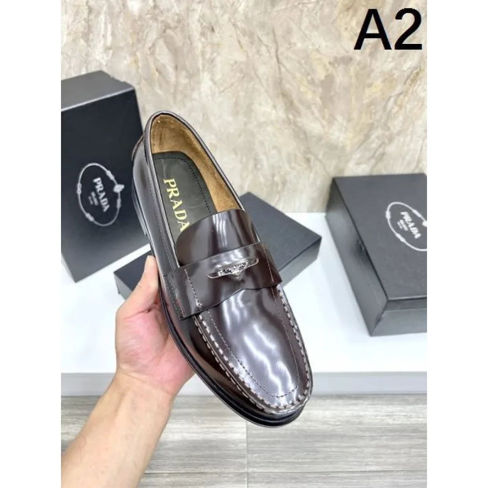 PRADA プラダ ファン必見の春夏新作 2026 メンズ用 ビジネスシューズ 商品画像 2