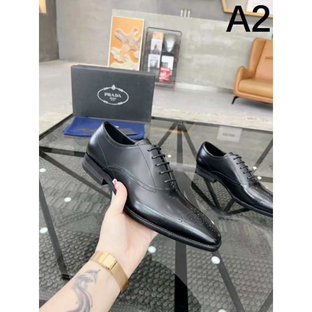 2024FW メンズ用 ビジネスシューズ PRADA プラダ 今年の秋冬先行販売新作 商品画像 2