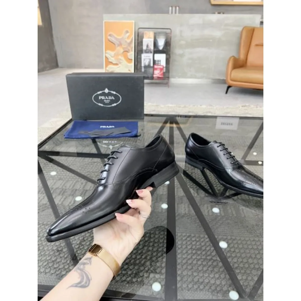 2024FW メンズ用 ビジネスシューズ PRADA プラダ 今年の秋冬先行販売新作 商品画像 5