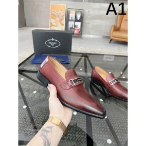 2024FW メンズ用 ビジネスシューズ PRADA プラダ 見た目以上のかっこいい 商品画像 1