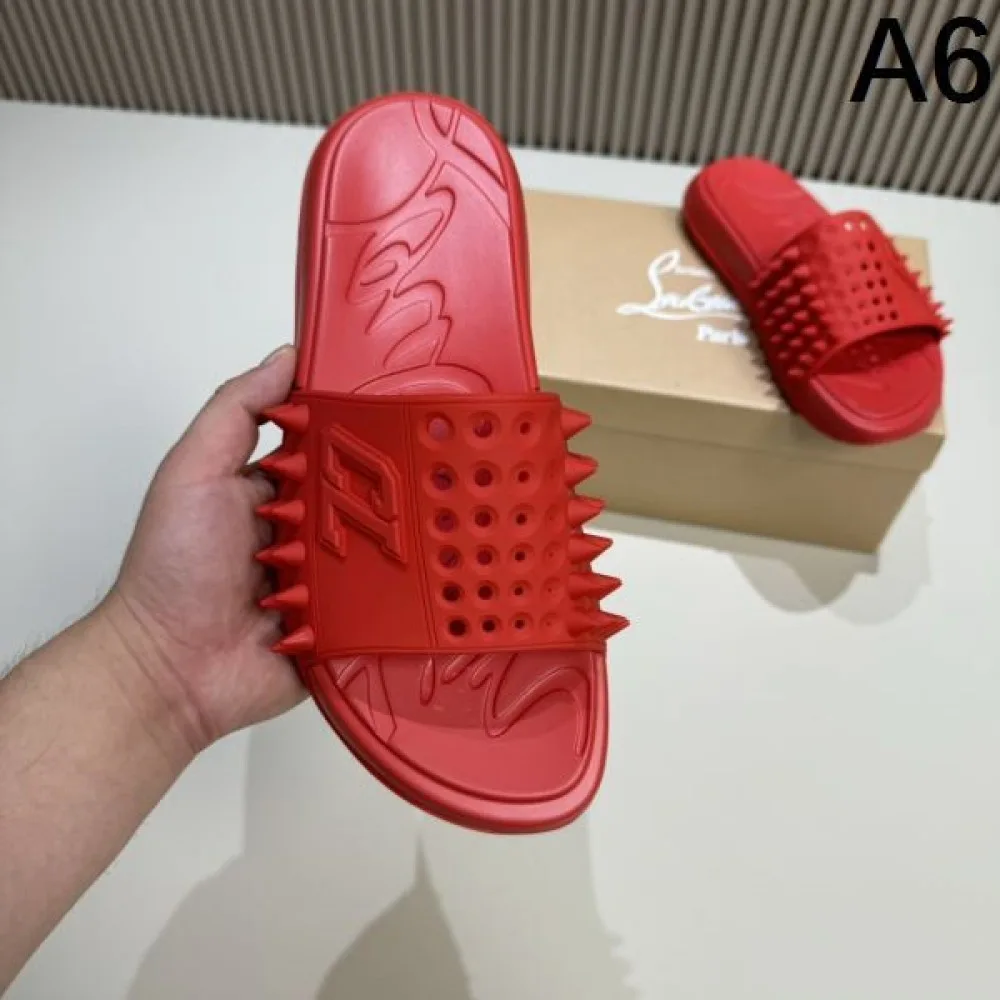 CHRISTIAN LOUBOUTIN クリスチャンルブタン 夏大人気 2026 メンズ用 スリッパ 商品画像 6
