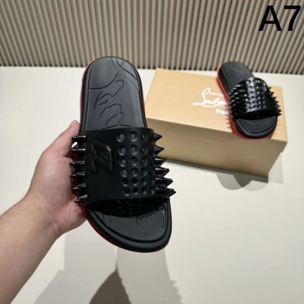 CHRISTIAN LOUBOUTIN クリスチャンルブタン 夏大人気 2026 メンズ用 スリッパ 商品画像 7