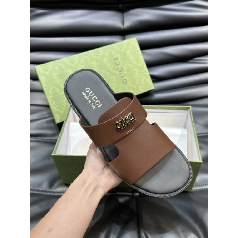 GUCCI グッチ 最新先取りおしゃれなロゴ入り 2026 メンズ用 スリッパ 商品画像 6