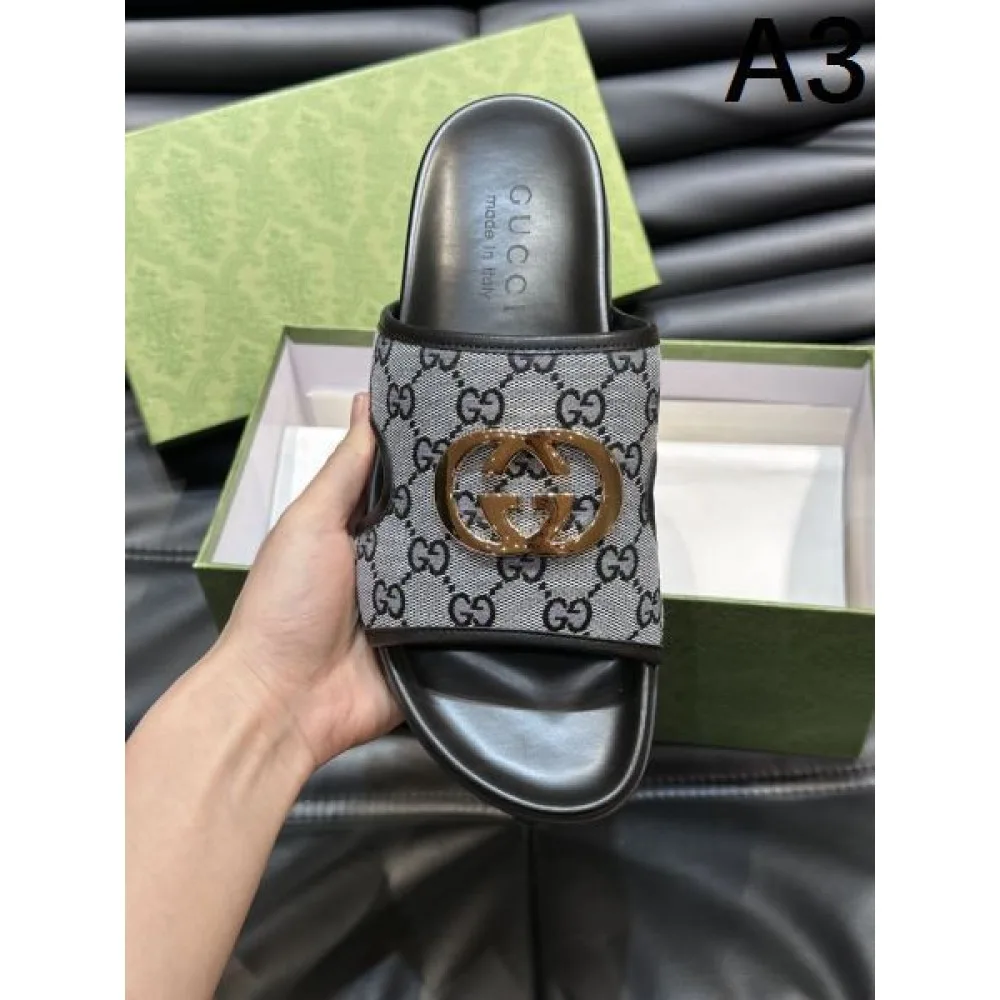 GUCCI グッチ 個性的な春夏のコーディネート 2026 メンズ用 スリッパ 商品画像 3