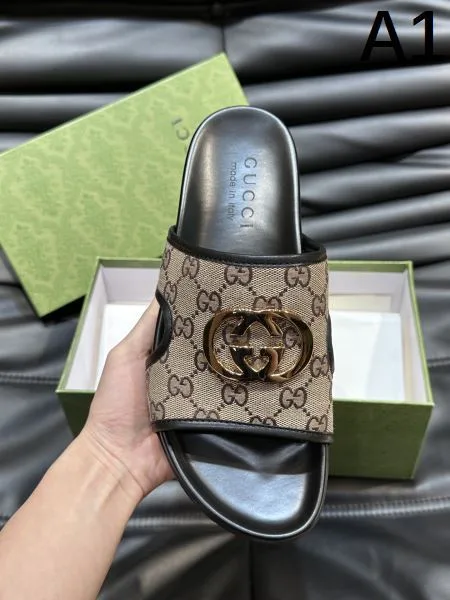 GUCCI グッチ 個性的な春夏のコーディネート 2026 メンズ用 スリッパ 商品画像 10
