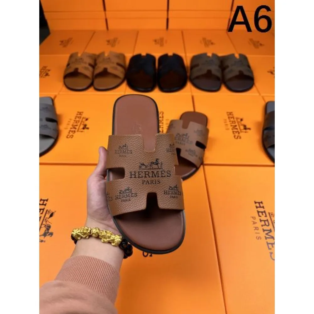 HERMES エルメス 夏新しい物ひとつは欲しい定番 2026 メンズ用 スリッパ 商品画像 6