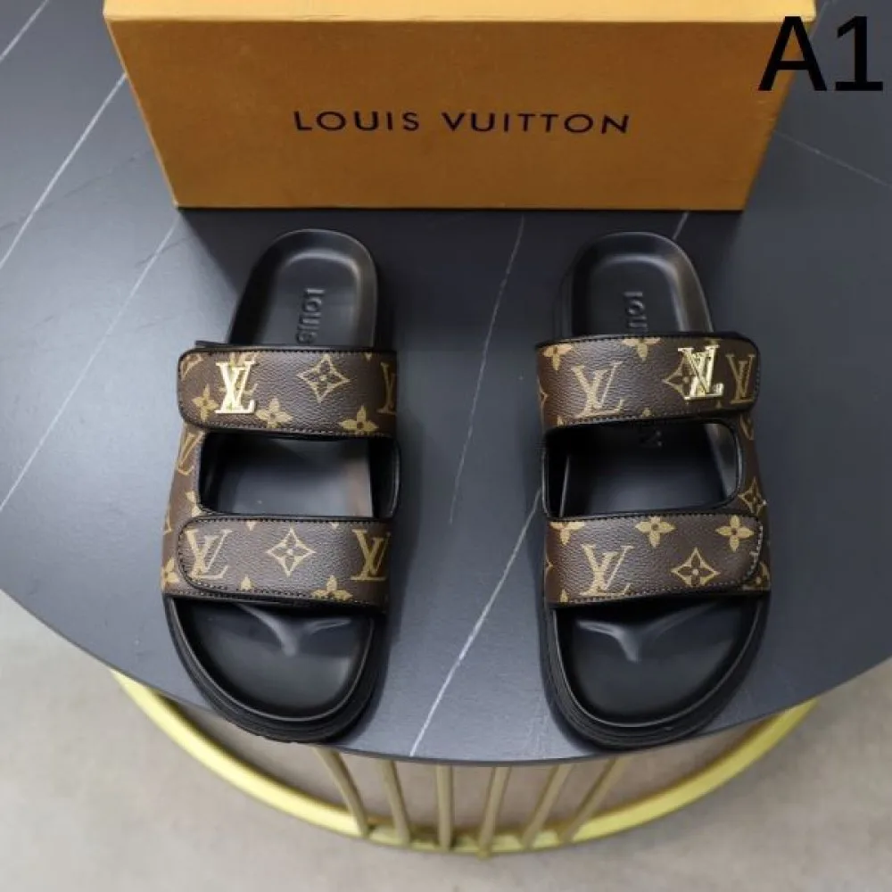 LOUIS VUITTON ルイヴィトン 夏に爆発的な人気 2026 メンズ用 スリッパ 商品画像 1