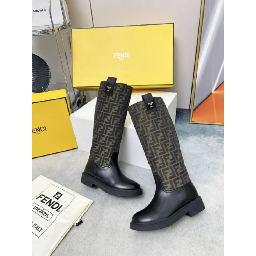 FENDI フェンデイ 2024FW レディース用 ブーツ 抜群なブランドプリント 商品画像 7
