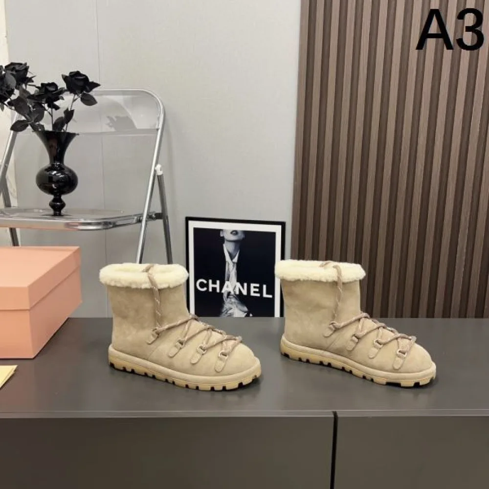 MIU MIU ミュウミュウ 2024FW レディース用 ブーツ 人気定番大人気 商品画像 3
