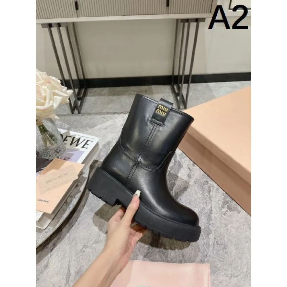 MIU MIU ミュウミュウ 2024FW レディース用 ブーツ 日本限定モデル 商品画像 2