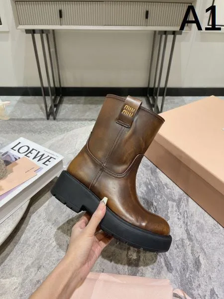 MIU MIU ミュウミュウ 2024FW レディース用 ブーツ 日本限定モデル 商品画像 10