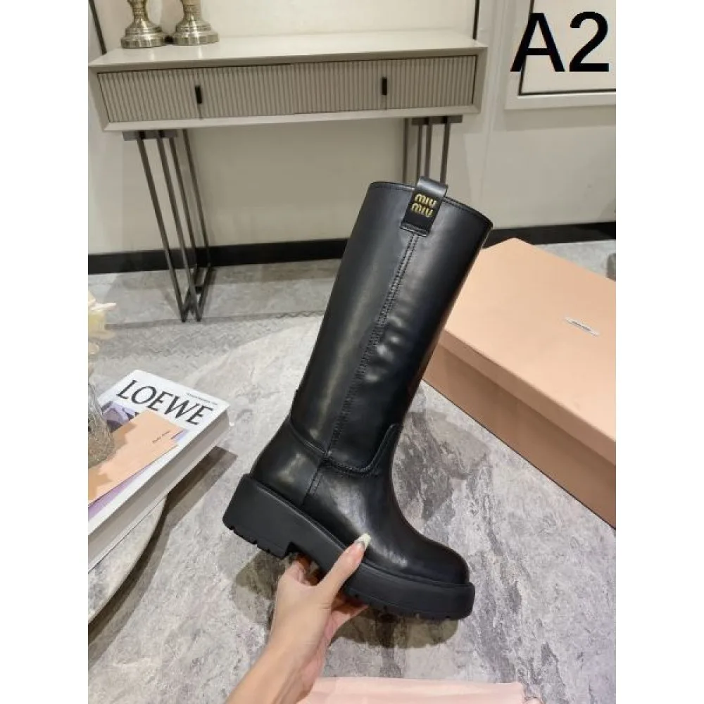 MIU MIU ミュウミュウ 2024FW レディース用 ブーツ 秋冬期間大活躍 商品画像 2
