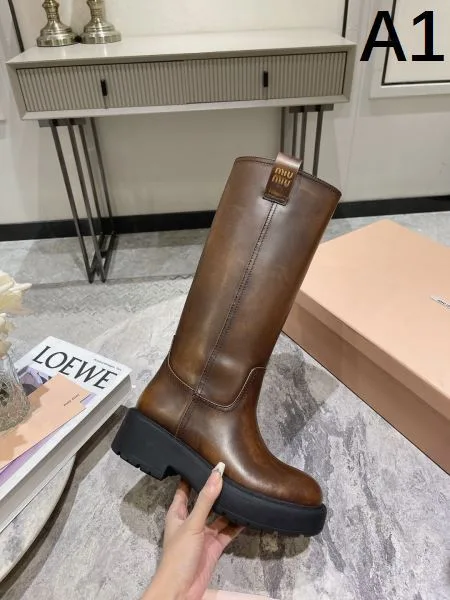 MIU MIU ミュウミュウ 2024FW レディース用 ブーツ 秋冬期間大活躍 商品画像 10