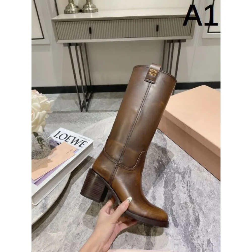 MIU MIU ミュウミュウ 2024FW レディース用 ブーツ 秋冬の新作登場 商品画像 1