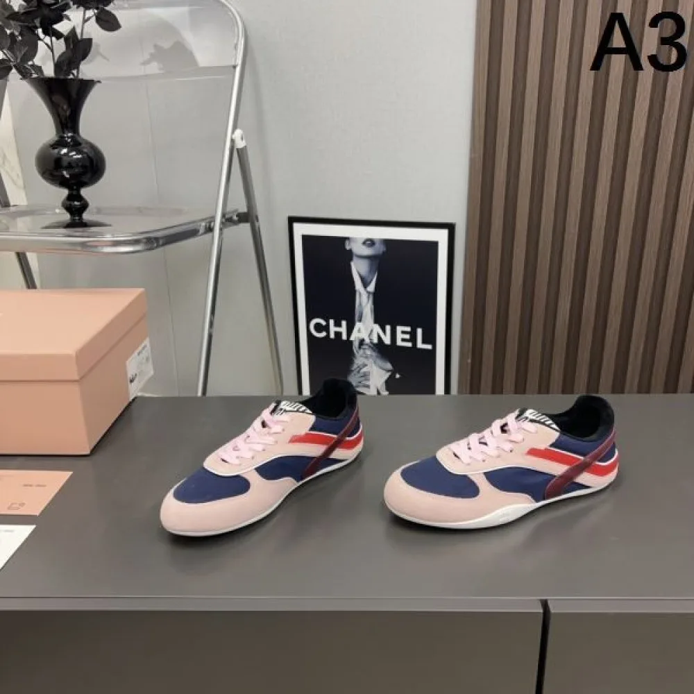 MIU MIU ミュウミュウ 2024FW レディース用 スニーカー 品良くおしゃれ 商品画像 3