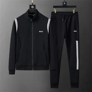 2025秋冬 上下セット HUGO BOSS ヒューゴボス 定番人気柔らか素材 商品画像 1