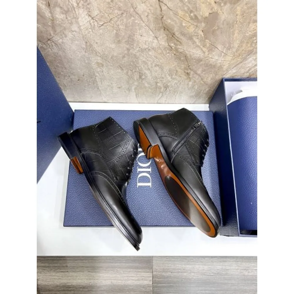 2025秋冬新作 DIOR ディオール メンズ用 ブーツ エレガントで洗練された印象 商品画像 8
