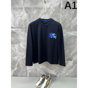 2025FW 長袖Tシャツ BURBERRY バーバリー 冬らしさ溢れる上品デザイン 商品画像 1