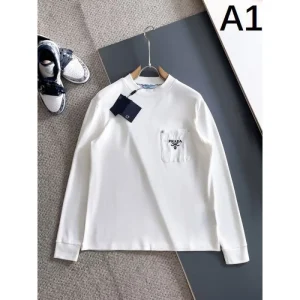 2025FW 長袖Tシャツ PRADA プラダ 売上No.1の大ヒットモデル 商品画像 1