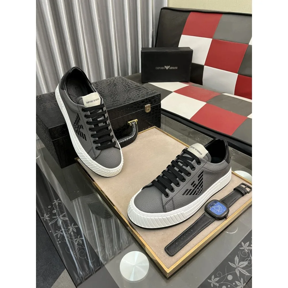 2025SS カジュアルシューズ ARMANI アルマーニ 注目されている新品 商品画像 4