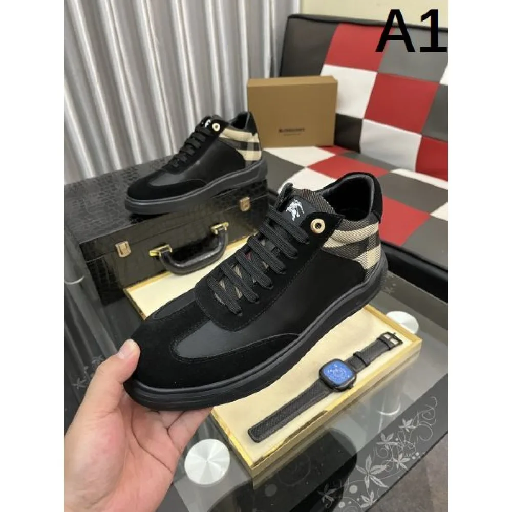 2025FW メンズ カジュアルシューズ BURBERRY バーバリー 流行に左右されない永遠の定番デザイン 商品画像 1