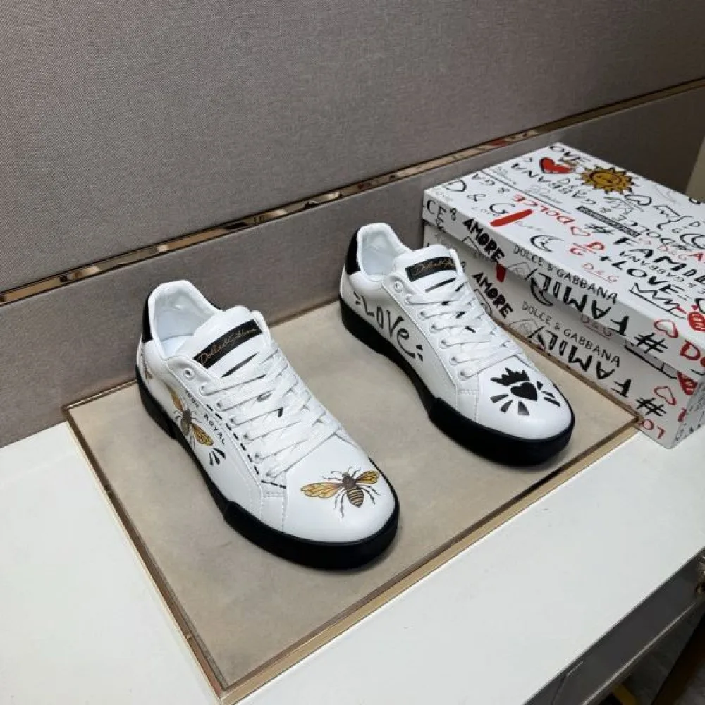 2025秋冬新作 DOLCE&GABBANA ドルチェ&ガッバーナ メンズ カジュアルシューズ 超人気 高級感あふれる一足 商品画像 1