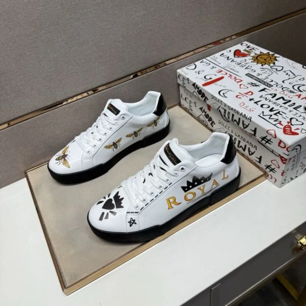 2025秋冬新作 DOLCE&GABBANA ドルチェ&ガッバーナ メンズ カジュアルシューズ 超人気 高級感あふれる一足 商品画像 2