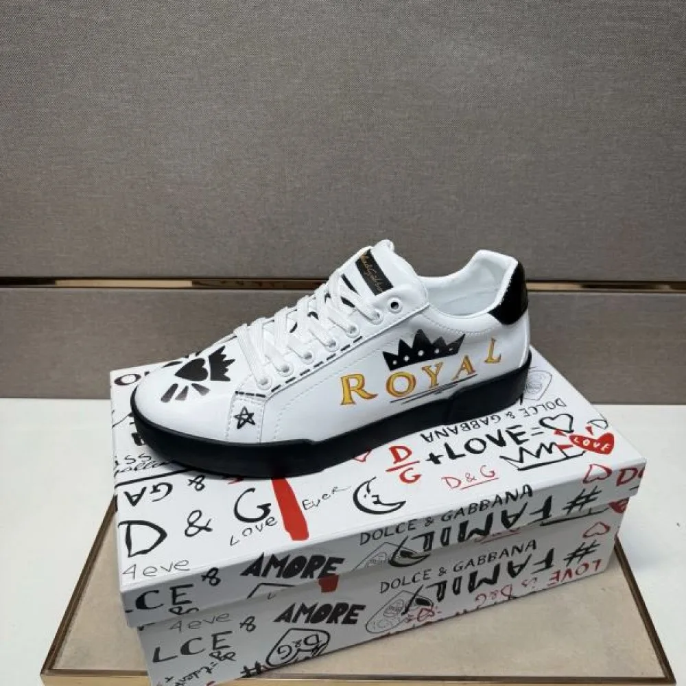 2025秋冬新作 DOLCE&GABBANA ドルチェ&ガッバーナ メンズ カジュアルシューズ 超人気 高級感あふれる一足 商品画像 4