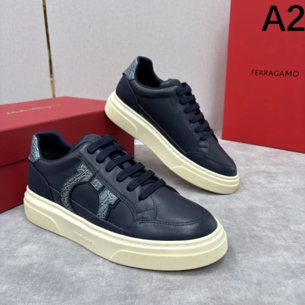 2025FW メンズ カジュアルシューズ FERRAGAMO サルヴァトーレ フェラガモ 人気の高さで激安通販実現 商品画像 2