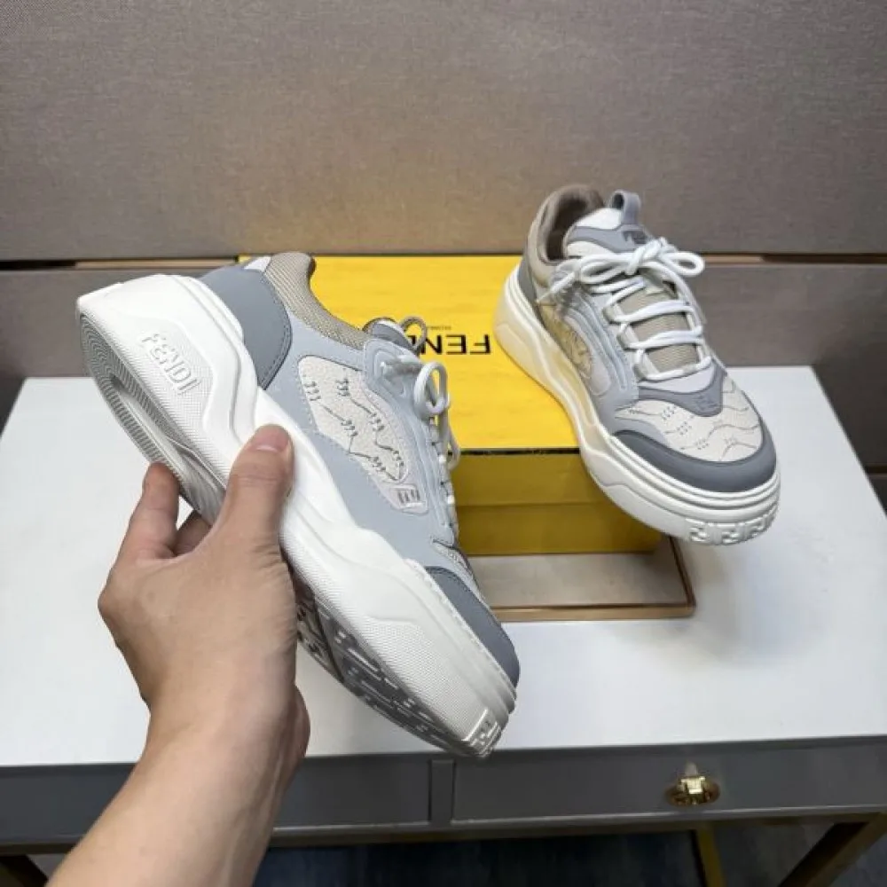 2025秋冬新作 FENDI フェンディ メンズ カジュアルシューズ 限定プリントが魅力 商品画像 7