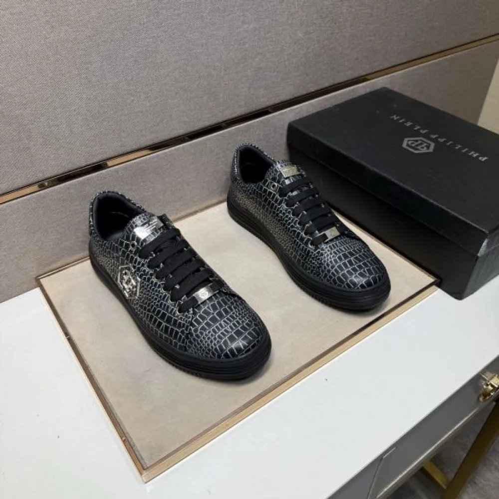 2025秋冬新作 PHILIPP PLEIN フィリッププレイン メンズ カジュアルシューズ トレンド感抜群の上質モデル 商品画像 3