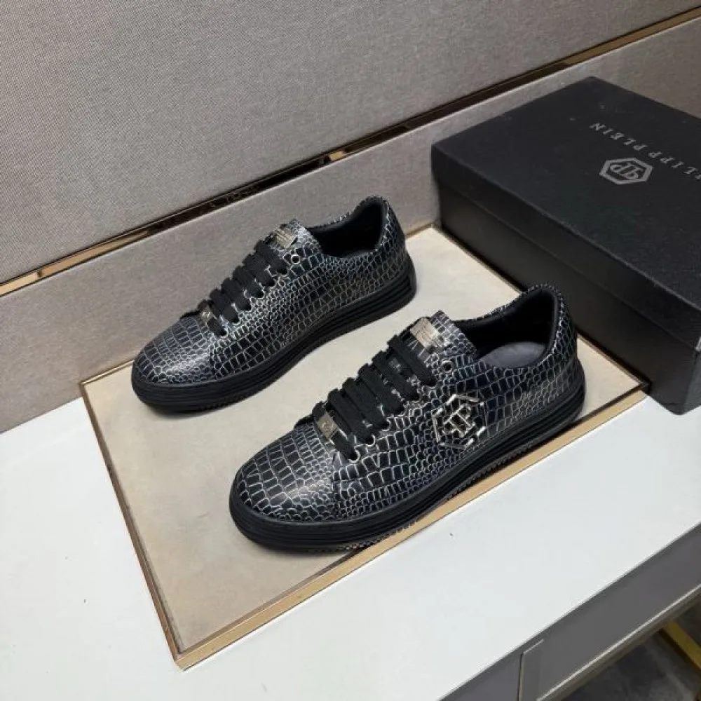2025秋冬新作 PHILIPP PLEIN フィリッププレイン メンズ カジュアルシューズ トレンド感抜群の上質モデル 商品画像 4