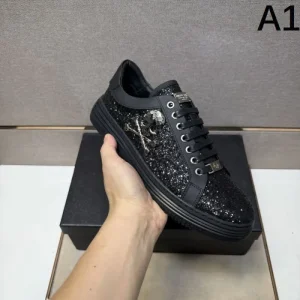 2025秋冬新作 PHILIPP PLEIN フィリッププレイン メンズ カジュアルシューズ 履き心地抜群の快適仕様 商品画像 1