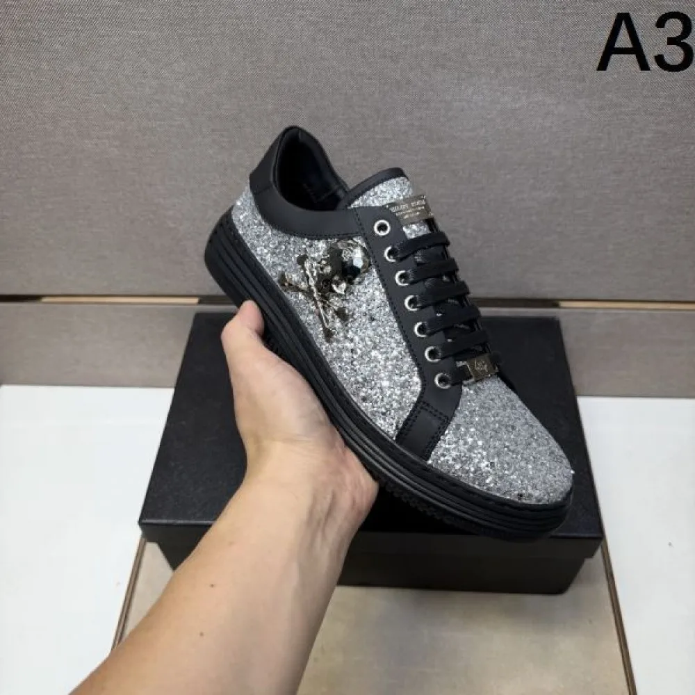 2025秋冬新作 PHILIPP PLEIN フィリッププレイン メンズ カジュアルシューズ 履き心地抜群の快適仕様 商品画像 3