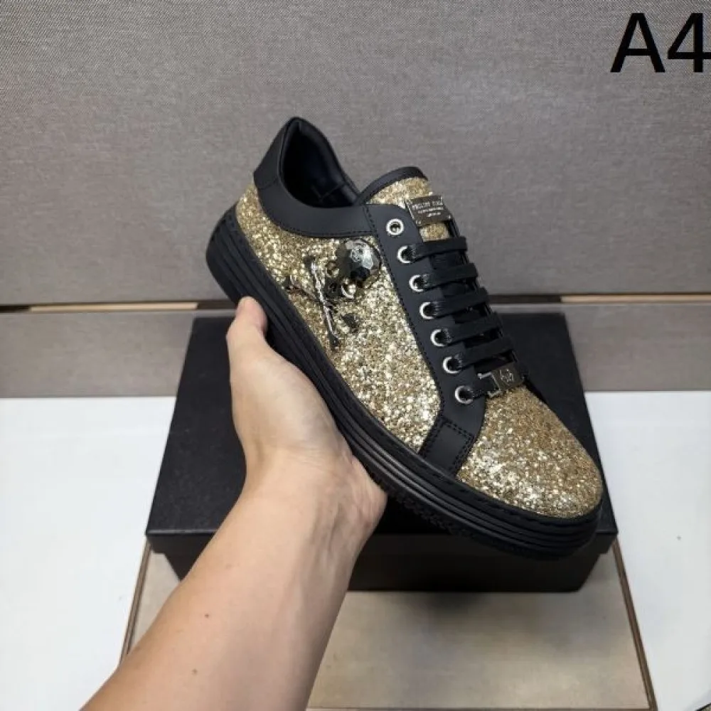2025秋冬新作 PHILIPP PLEIN フィリッププレイン メンズ カジュアルシューズ 履き心地抜群の快適仕様 商品画像 4
